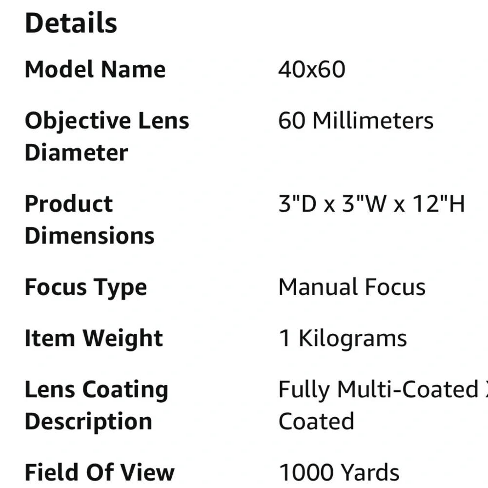 Monocular Telescope